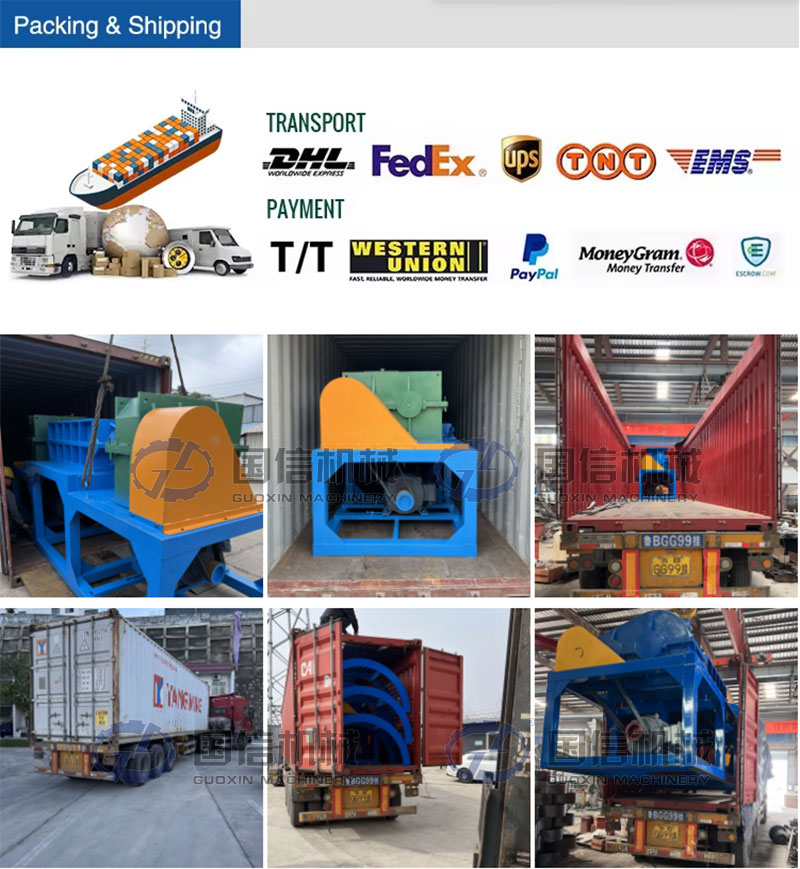 plastic waste crushing machine Delivery site