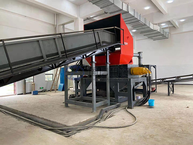 large waste recycling equipment Myanmar customer site