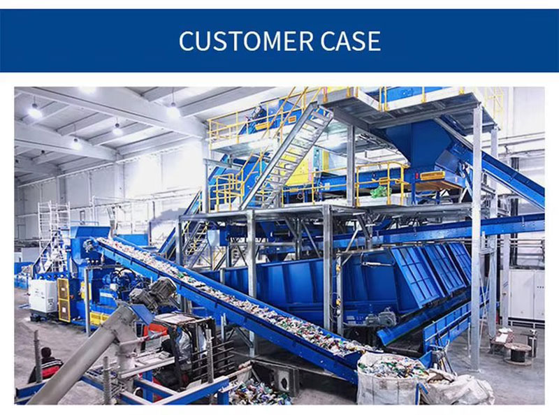bulky waste sorting machine Indonesian customer site