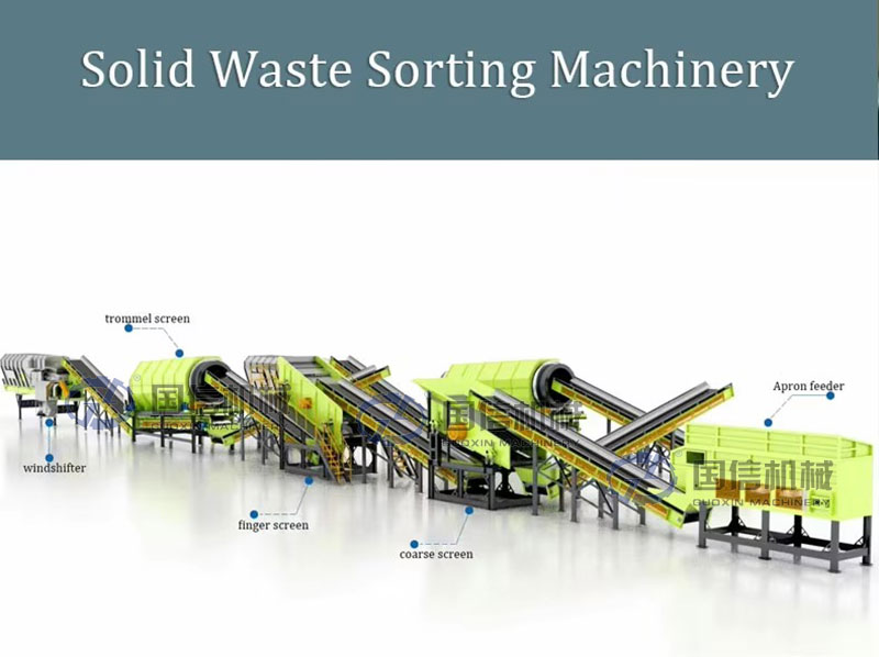 waste disposal machine waste sorting process