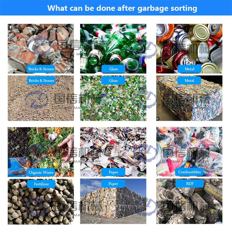 garbage disposal equipment after garbage sorting