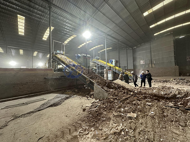 metal waste disposal machine