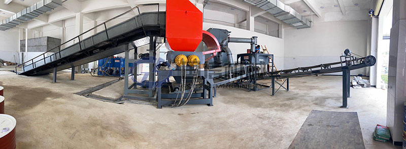 medical waste shredder machine Indian Customer Case