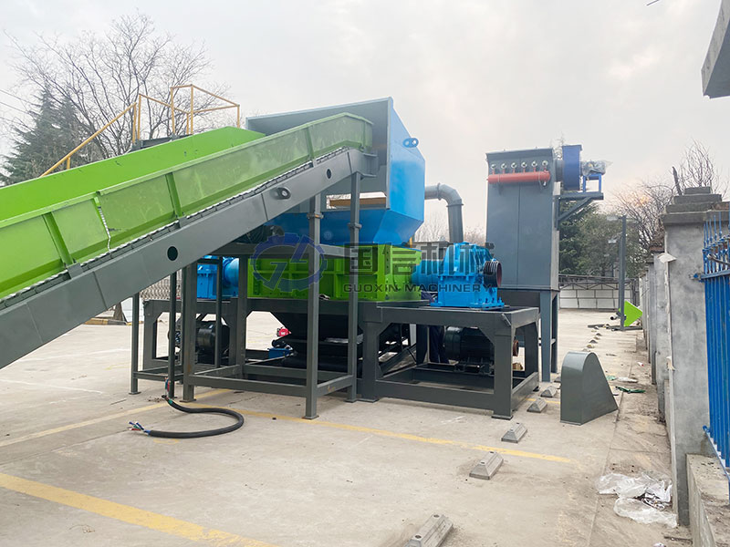 tyre shredding Kyrgyzstan Customer Case