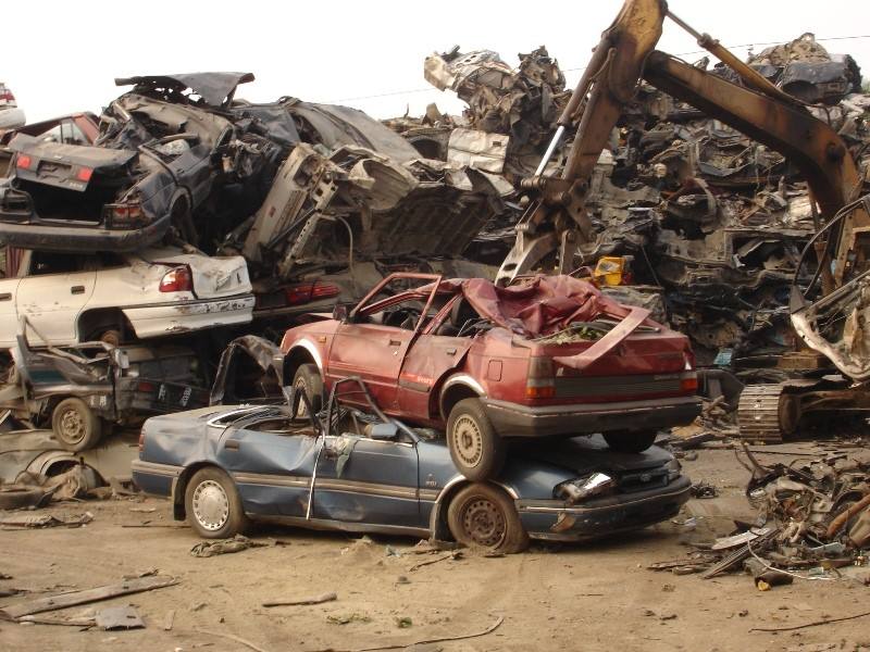 car shredder Scrapped Cars