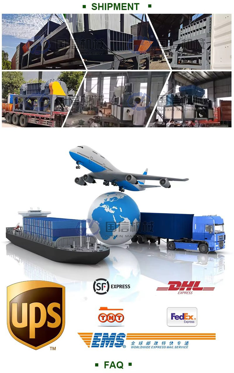 industrial car shredder Delivery site