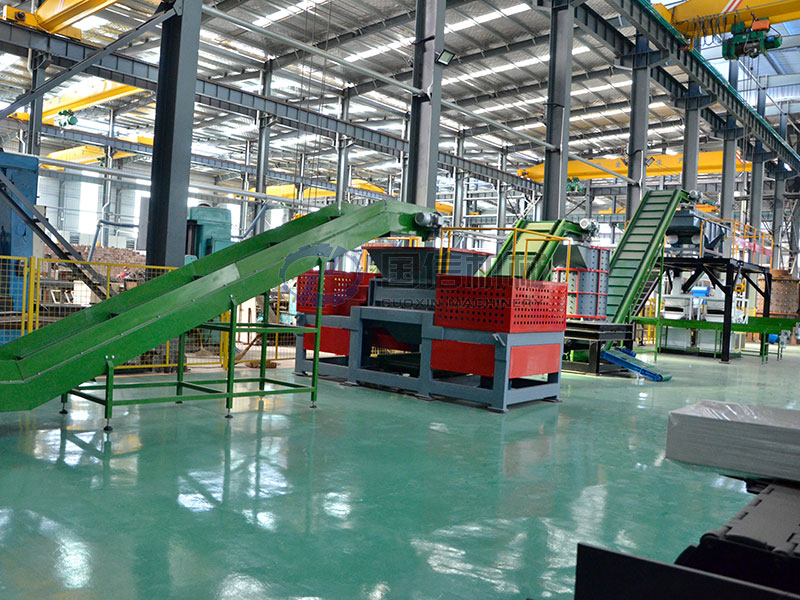 tyre shredding Factory Floor