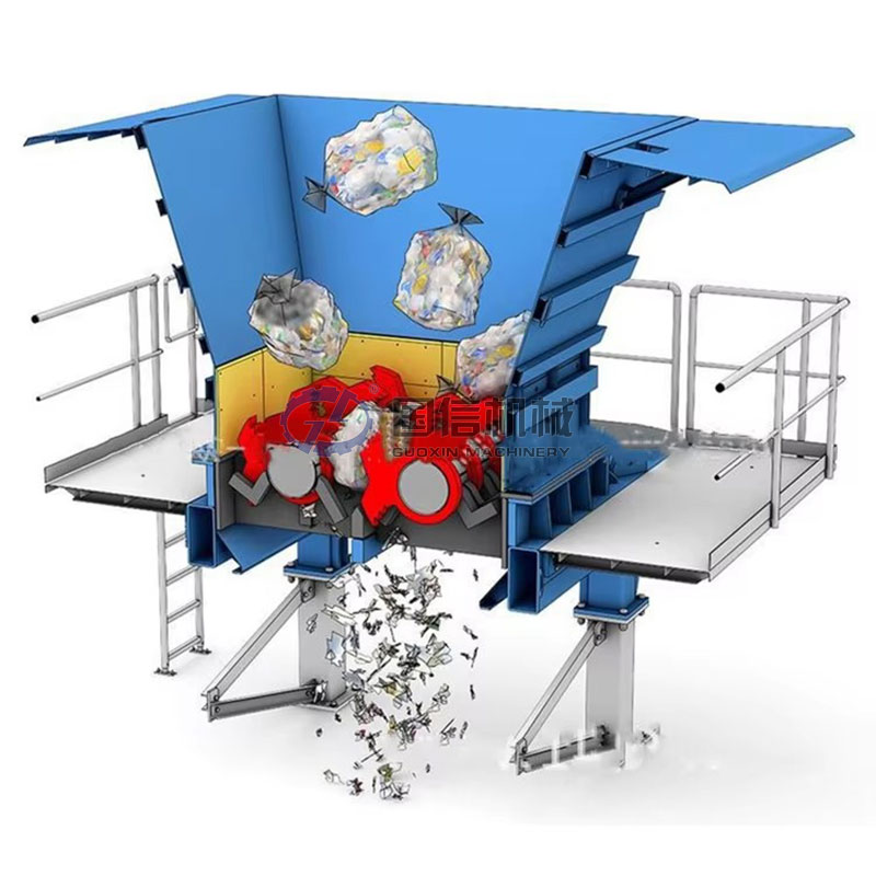 milk jug shredder Internal structure