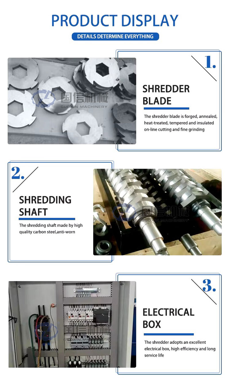 bio medical waste shredder Internal structure