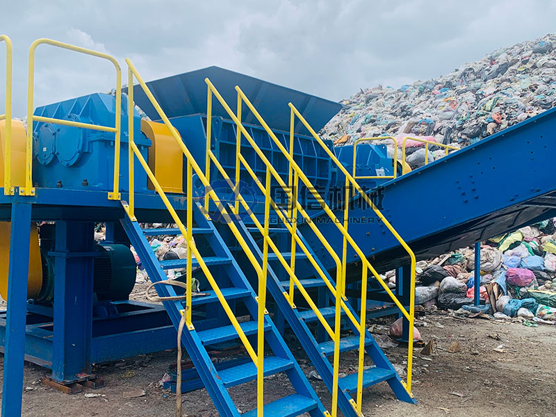 coconut waste shredder machine