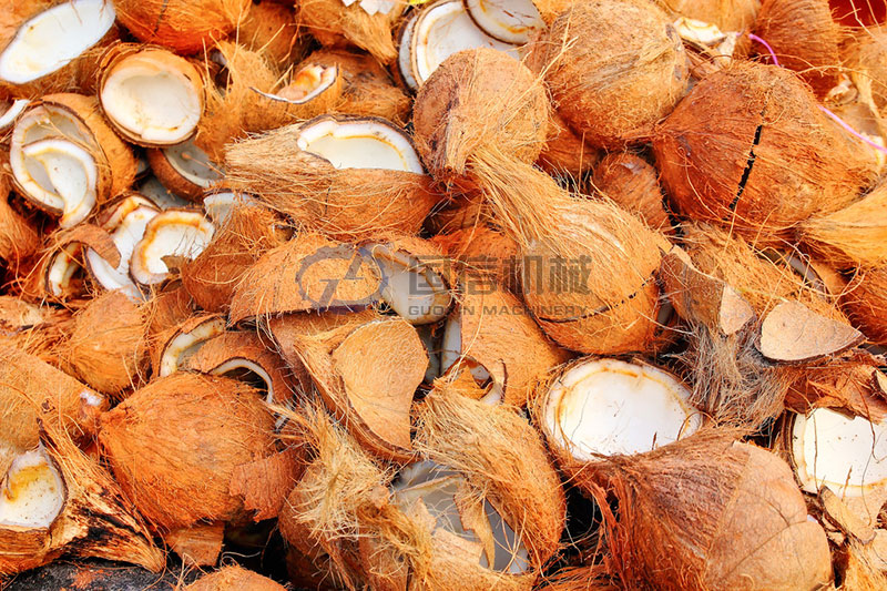 coconut waste shredder machine coconut waste