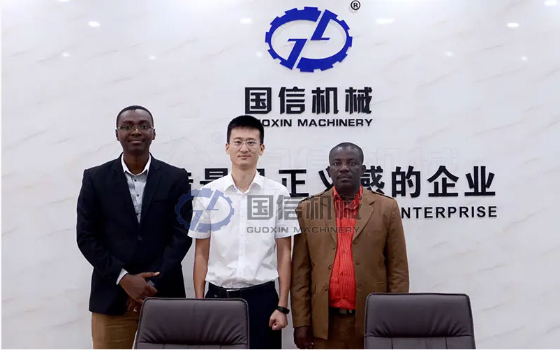 ghana customer visited garbage recycling equipment