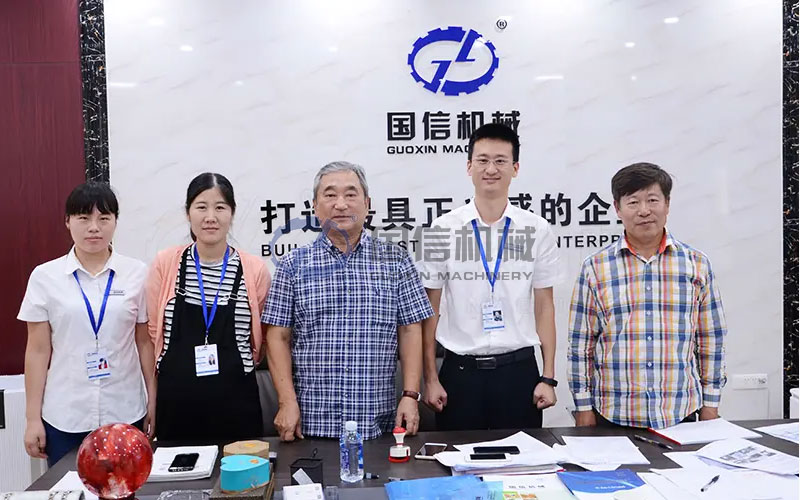 korea customer visits waste disposal equipment
