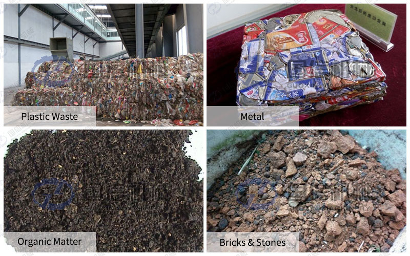 stale garbage sorting equipment Garbage sorting materials